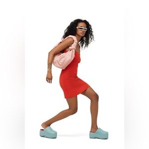 Simon Miller Yaya Dress in Carnival Red size L - fitted tube dress NEW WITH TAGS